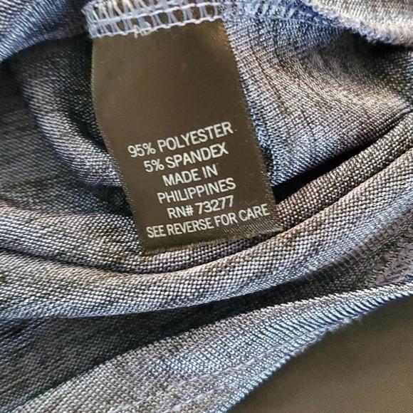 Simply Vera Vera Wang Womens Sheer Cap Sleeve Top with Side Gathered Tie - Picture 9 of 11